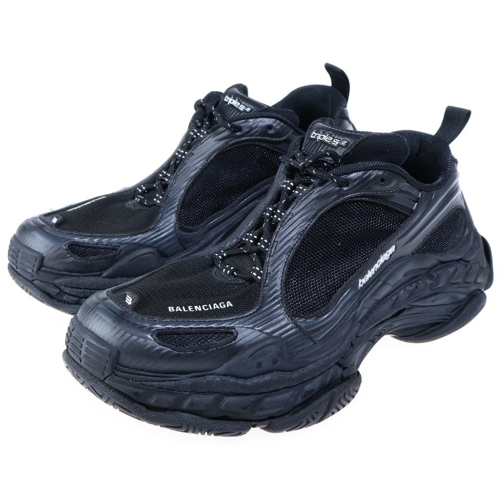 BALENCIAGA(バレンシアガ) TRIPLE S.2 トリプルS2 メッシュローカットスニーカー ブラック 865849 WTRS2 1011