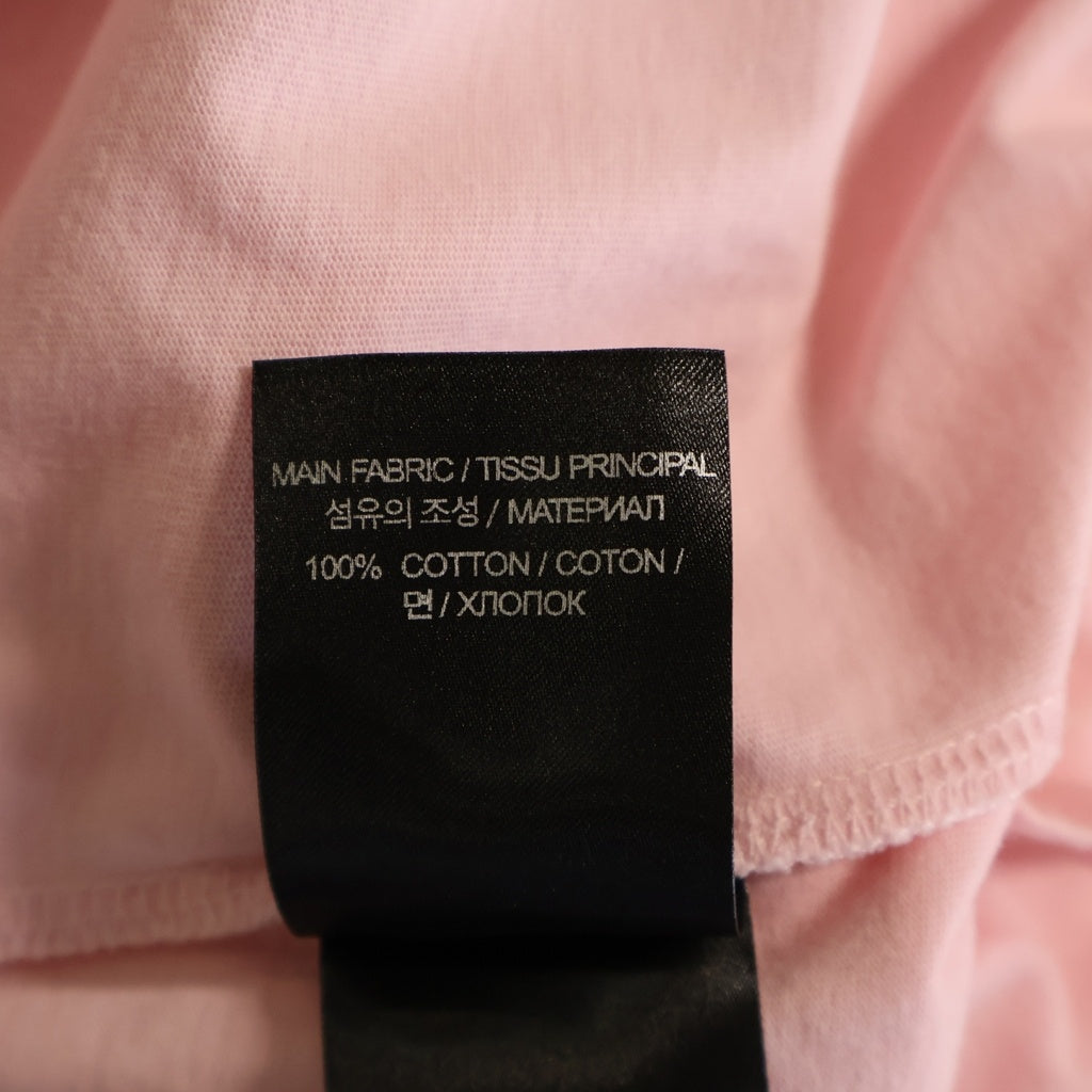 VETEMENTS(ヴェトモン) 24SS LIGHT JERSEY ライト ジャージー クルーネック半袖カットソーTシャツ ピンク UE64TR150P