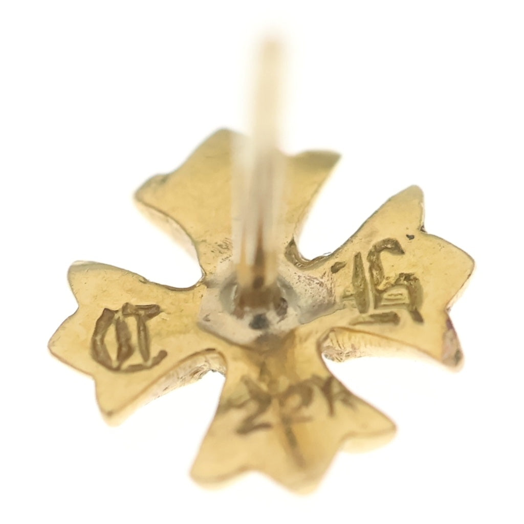 CHROME HEARTS(クロムハーツ) 22K No2 CH PLS 1DIA CHプラス スタッドピアス 1ダイヤ ゴールド BCA021