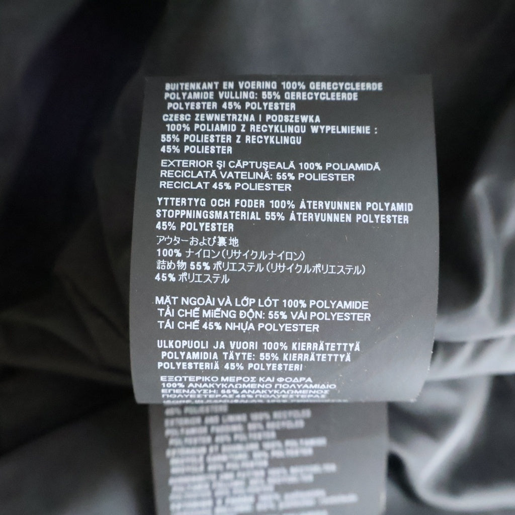 PRADA(プラダ) RE-NYLON JACKET リナイロン トライアングルロゴデザイン ハーフジップダウンジャケット ブラック SGC914 S000 1WQ9