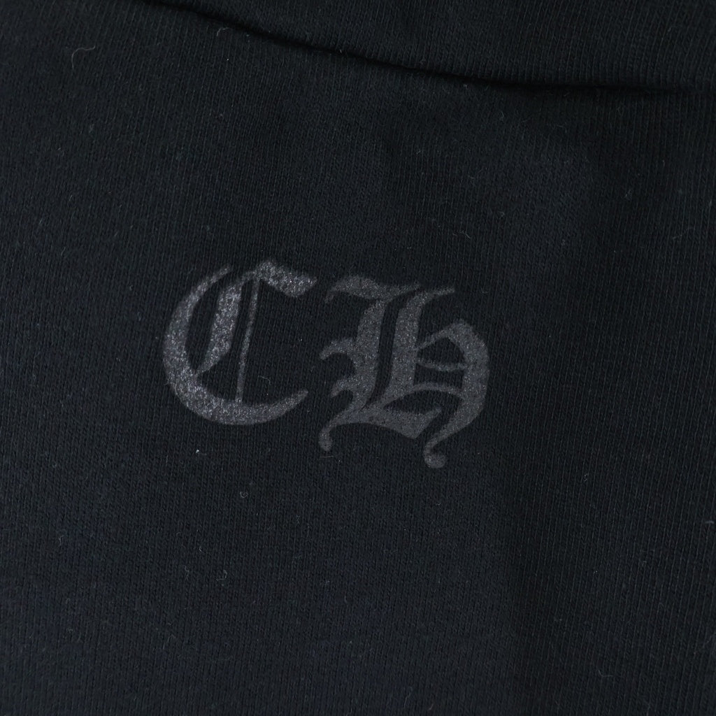 CHROME HEARTS(クロムハーツ) SWEAT PANTS CHプラス総柄 ホースシュープリント スウェットパンツ ブラック