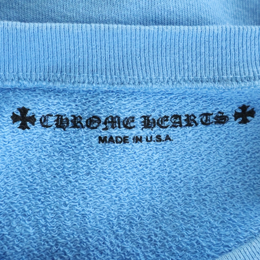 CHROME HEARTS(クロムハーツ) PPO BRAIN NEW SWTSHRT マッティボーイ ブレインニュー クルーネック長袖スウェットトレーナー ブルー