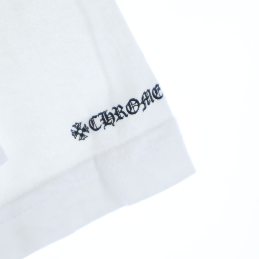 CHROME HEARTS(クロムハーツ) CH T-SHIRT バックホースシュープリント 半袖Tシャツ カットソー ホワイト