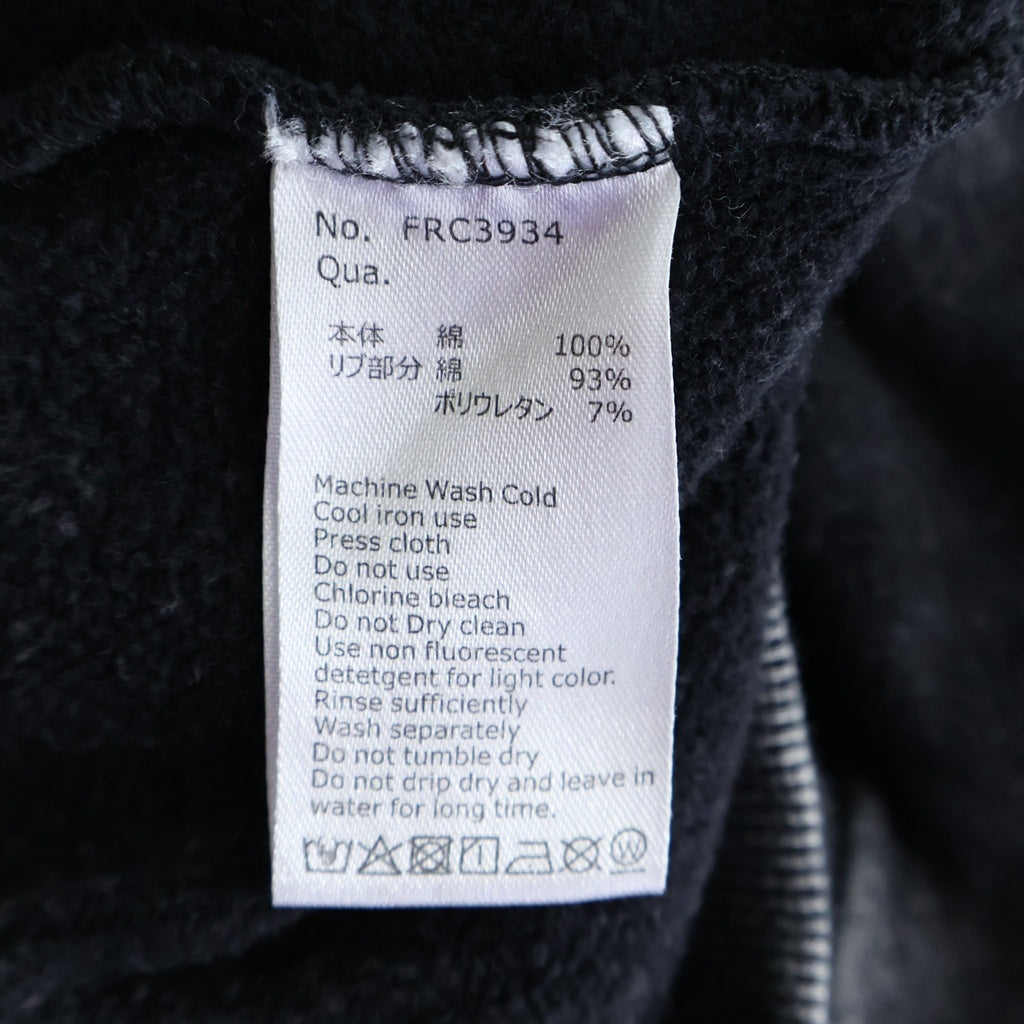 FR2(エフアールツー) Wash Embroidery Hoodie ウォッシュ加工 スウェットパーカー グレー FRC3934