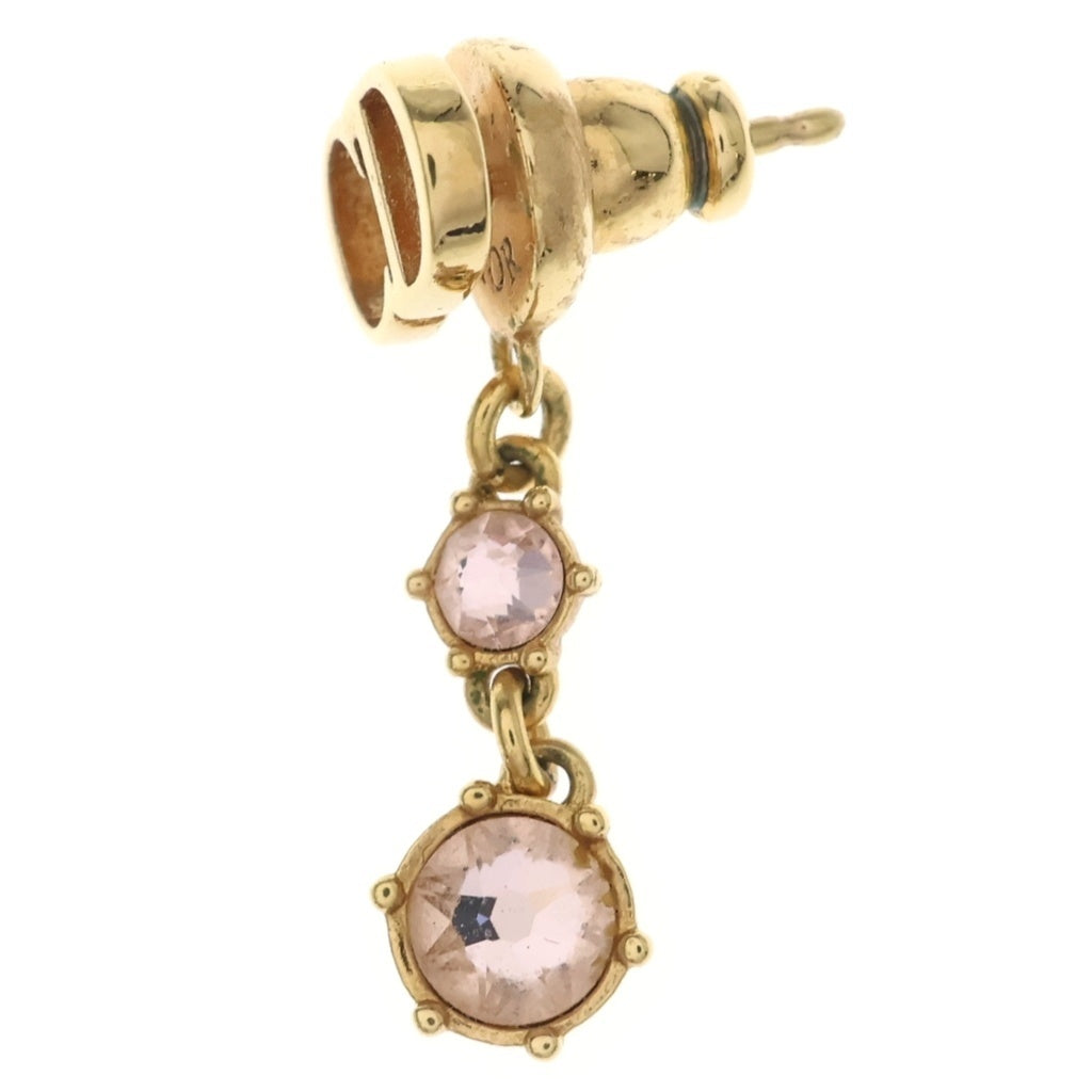DIOR(ディオール) CDロゴ ストーンピアス レディース ゴールド