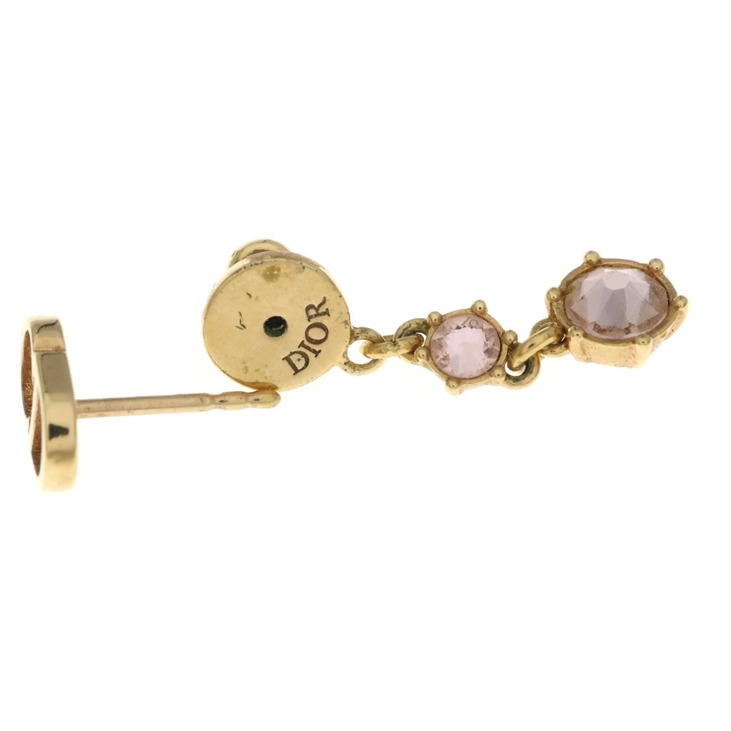 DIOR(ディオール) CDロゴ ストーンピアス レディース ゴールド