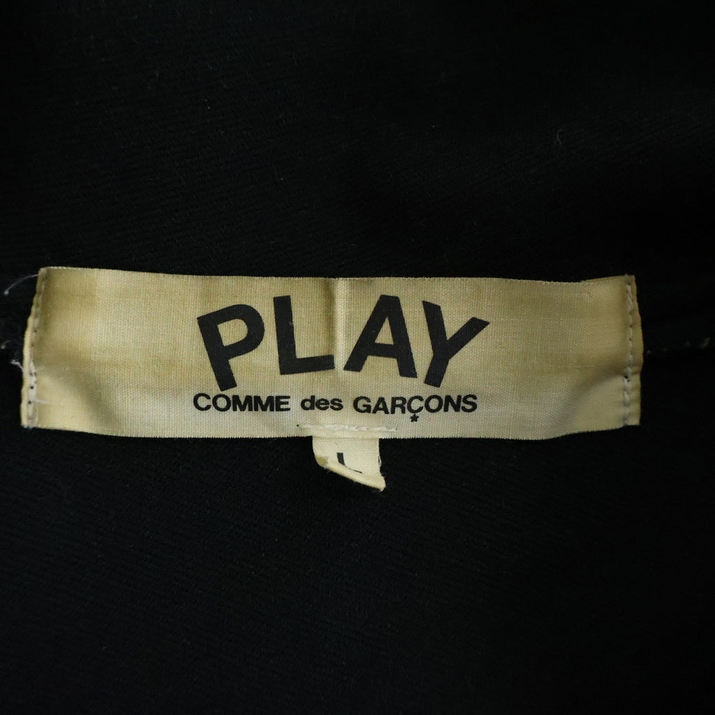 PLAY COMME des GARCONS(プレイコムデギャルソン) HEART LOGO TRACK JACKET ハートロゴトラックジャケット ブラック AZ-T256
