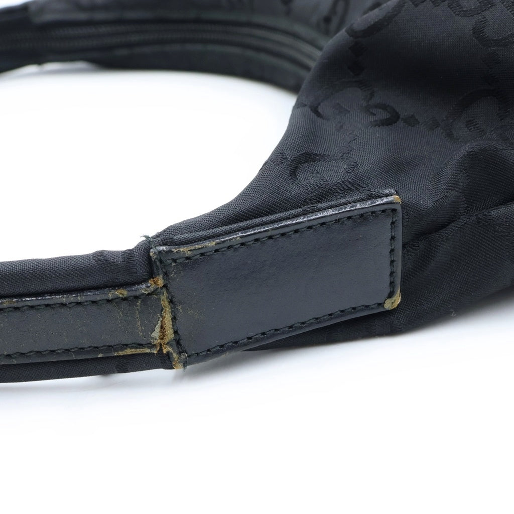 GUCCI(グッチ) GGナイロン ホーボー ショルダー バッグ ブラック 001 3386 001998 レディース