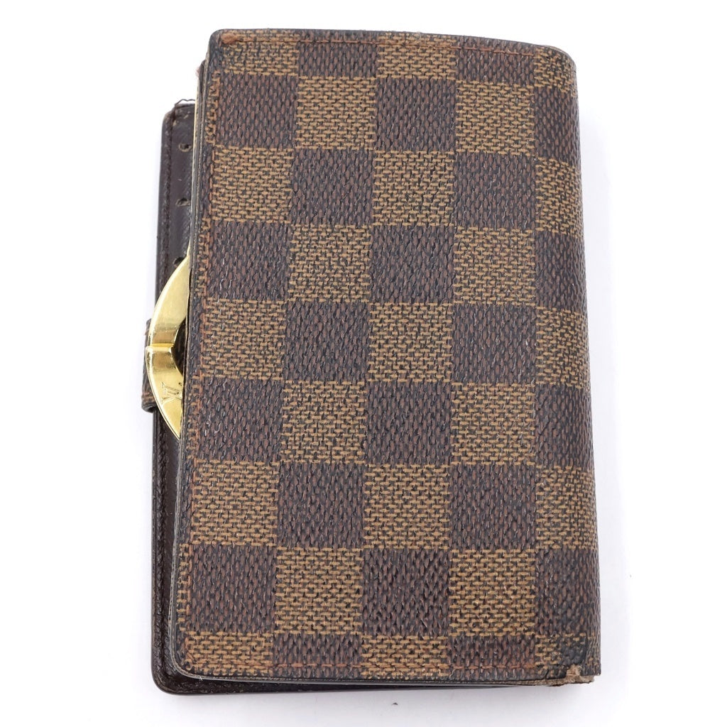 LOUIS VUITTON(ルイヴィトン) ポルトフォイユヴィエノワ レザーコンパクトウォレット 財布 ブラウン M61663 レディース