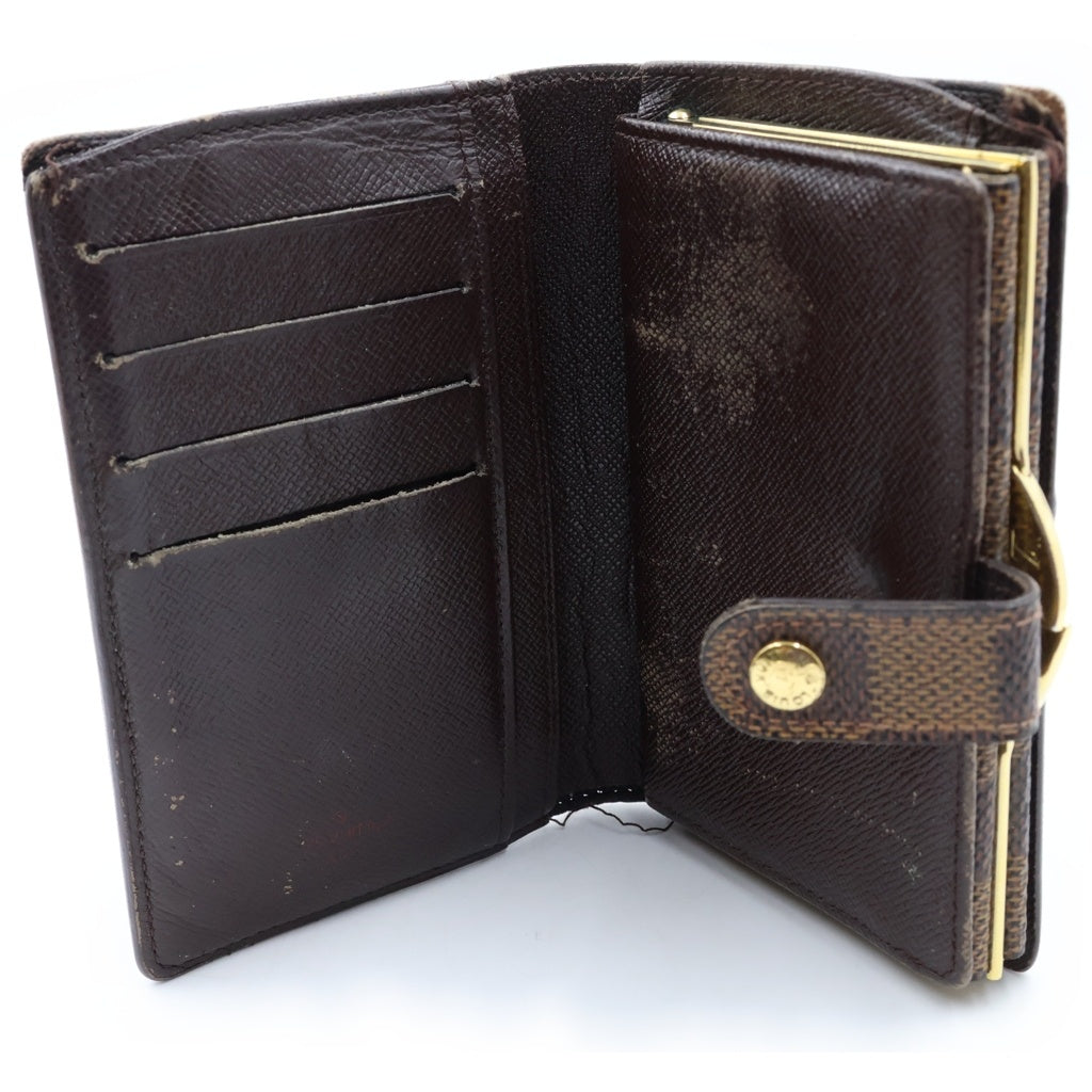LOUIS VUITTON(ルイヴィトン) ポルトフォイユヴィエノワ レザーコンパクトウォレット 財布 ブラウン M61663 レディース