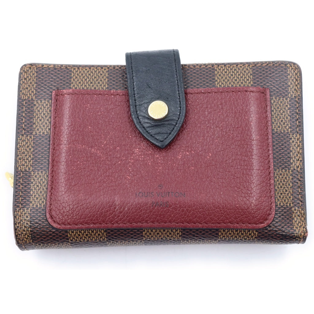 LOUIS VUITTON(ルイヴィトン) ポルトフォイユ・ジュリエット レザーウォレット 2つ折り財布 レッド/ブラウン N60381 レディース