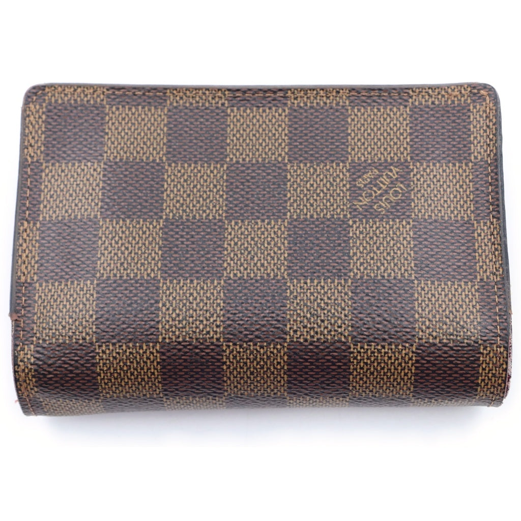 LOUIS VUITTON(ルイヴィトン) ポルトフォイユ・ジュリエット レザーウォレット 2つ折り財布 レッド/ブラウン N60381 レディース