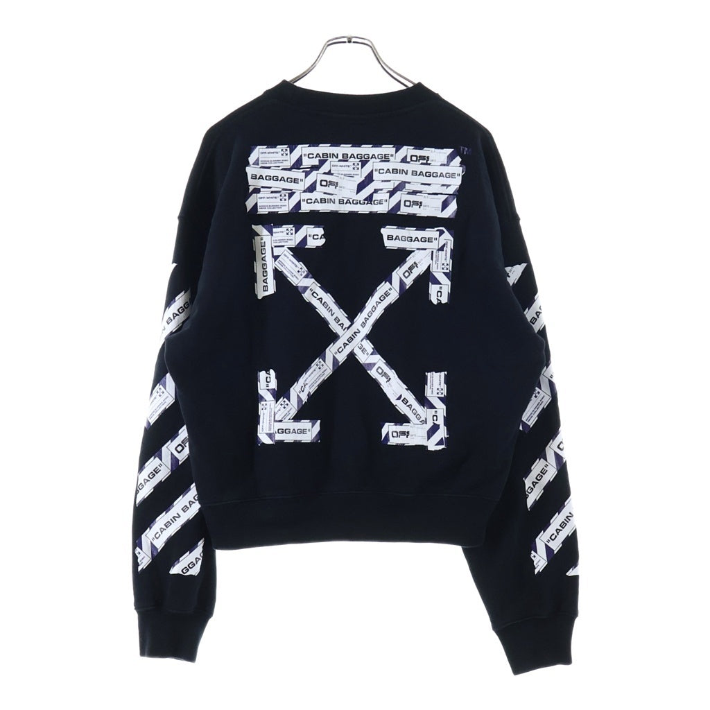 OFF-WHITE(オフホワイト) 20SS AIRPORT TAPE OVER CREW エアポート テープ オーバーサイズ クルーネック スウェット トレーナー