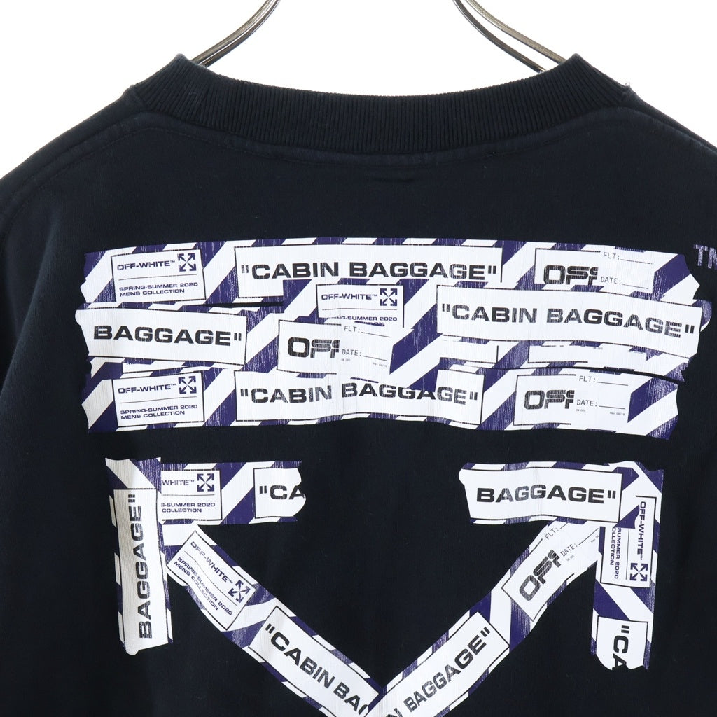 OFF-WHITE(オフホワイト) 20SS AIRPORT TAPE OVER CREW エアポート テープ オーバーサイズ クルーネック スウェット トレーナー