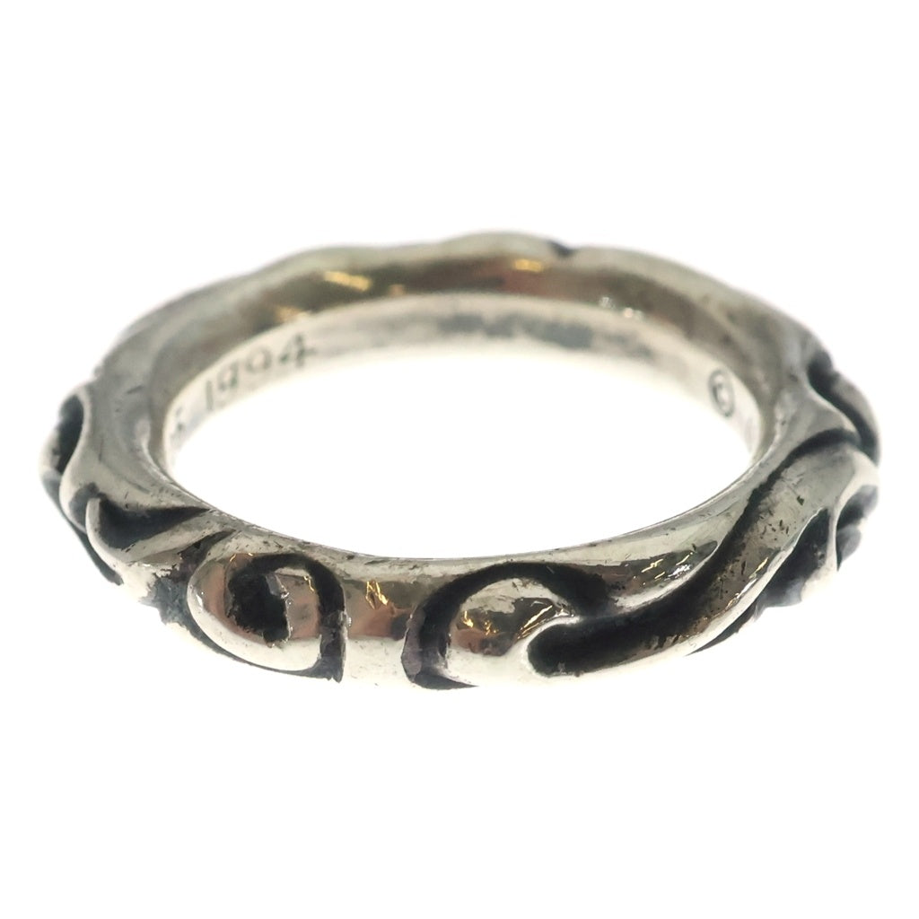 CHROME HEARTS(クロムハーツ) SCRL BAND スクロールバンド リング シルバー BCA351