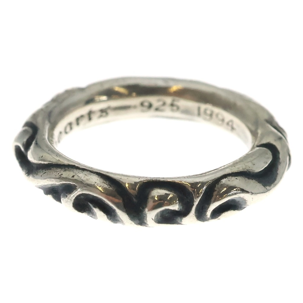 CHROME HEARTS(クロムハーツ) SCRL BAND スクロールバンド リング シルバー BCA351