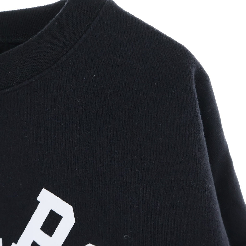 WTAPS(ダブルタップス) ×CHAMPION ACADEMY CREW NECK フロントアカデミープリント クルーネックスウェットトレーナー ブラック C8-B024