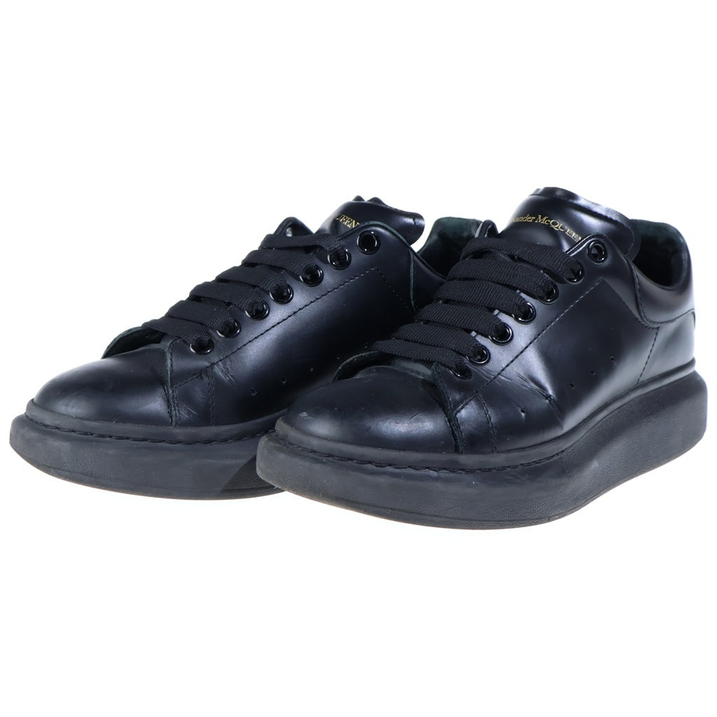 Alexander McQueen(アレキサンダーマックイーン) OVERSIZED SNEAKER オーバーサイズ レザーローカットスニーカー ブラック 553761