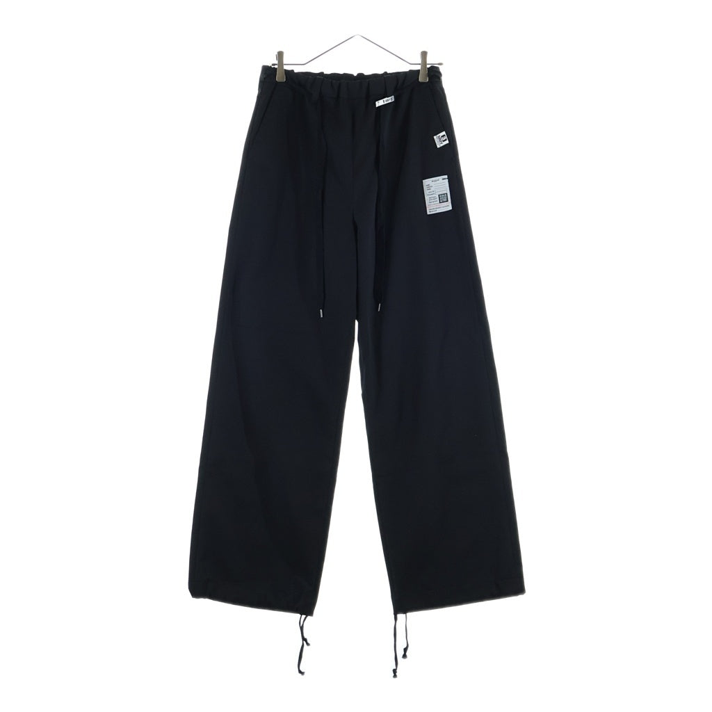 MAISON MIHARAYASUHIRO(メゾンミハラヤスヒロ) DRY WOOL TROUSERS ドライウールトラウザー ワイドシルエットパンツ ブラック K15PT312 レディース