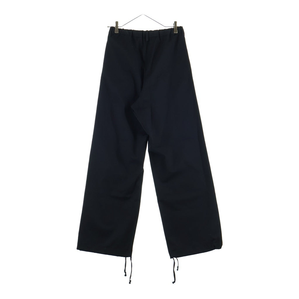 MAISON MIHARAYASUHIRO(メゾンミハラヤスヒロ) DRY WOOL TROUSERS ドライウールトラウザー ワイドシルエットパンツ ブラック K15PT312 レディース