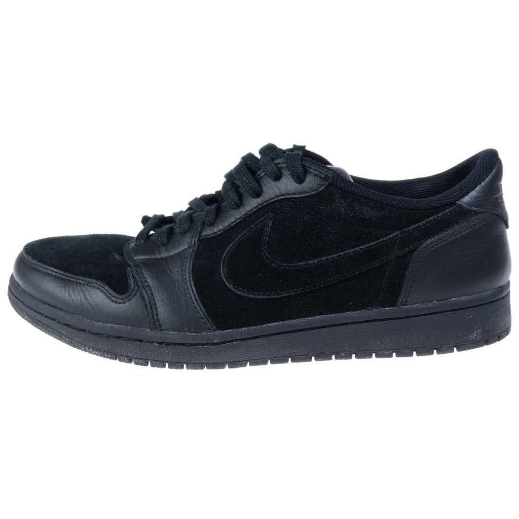 NIKE(ナイキ) AIR JORDAN LOW PREMIUM エアジョーダン 1 レトロ ロー プレミアム トリプルブラック ローカットスニーカー シューズ ブラック 919701-010