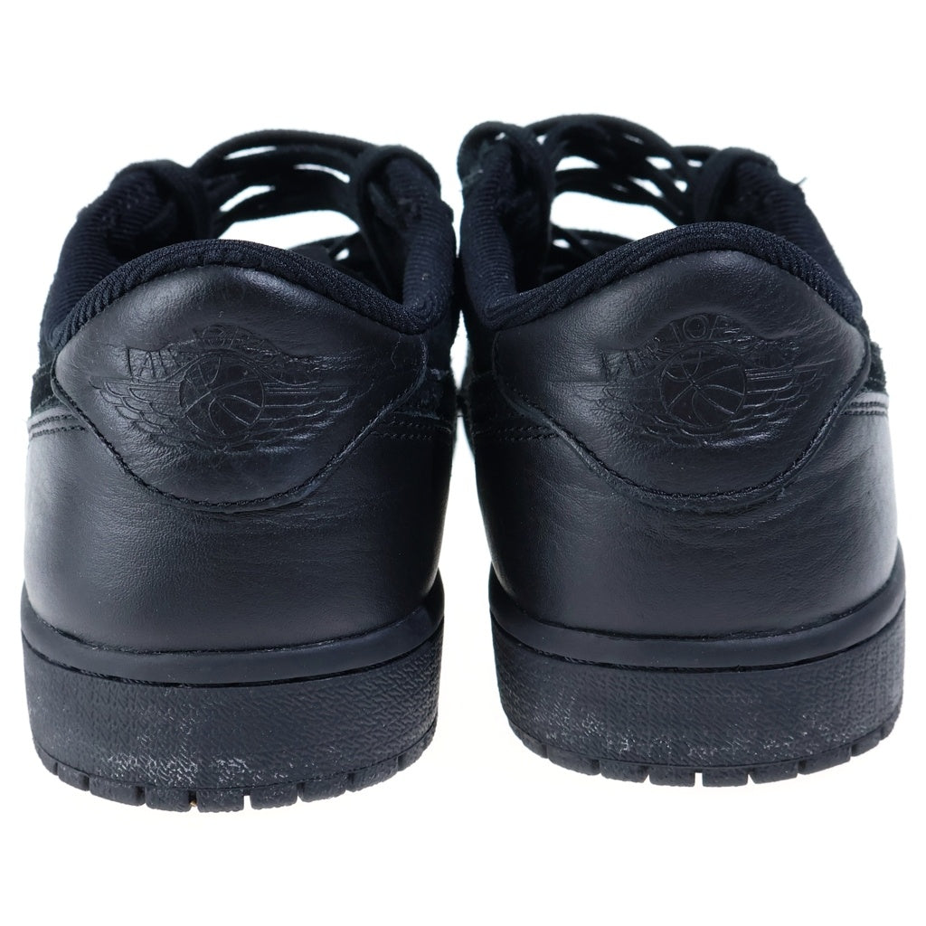 NIKE(ナイキ) AIR JORDAN LOW PREMIUM エアジョーダン 1 レトロ ロー プレミアム トリプルブラック ローカットスニーカー シューズ ブラック 919701-010
