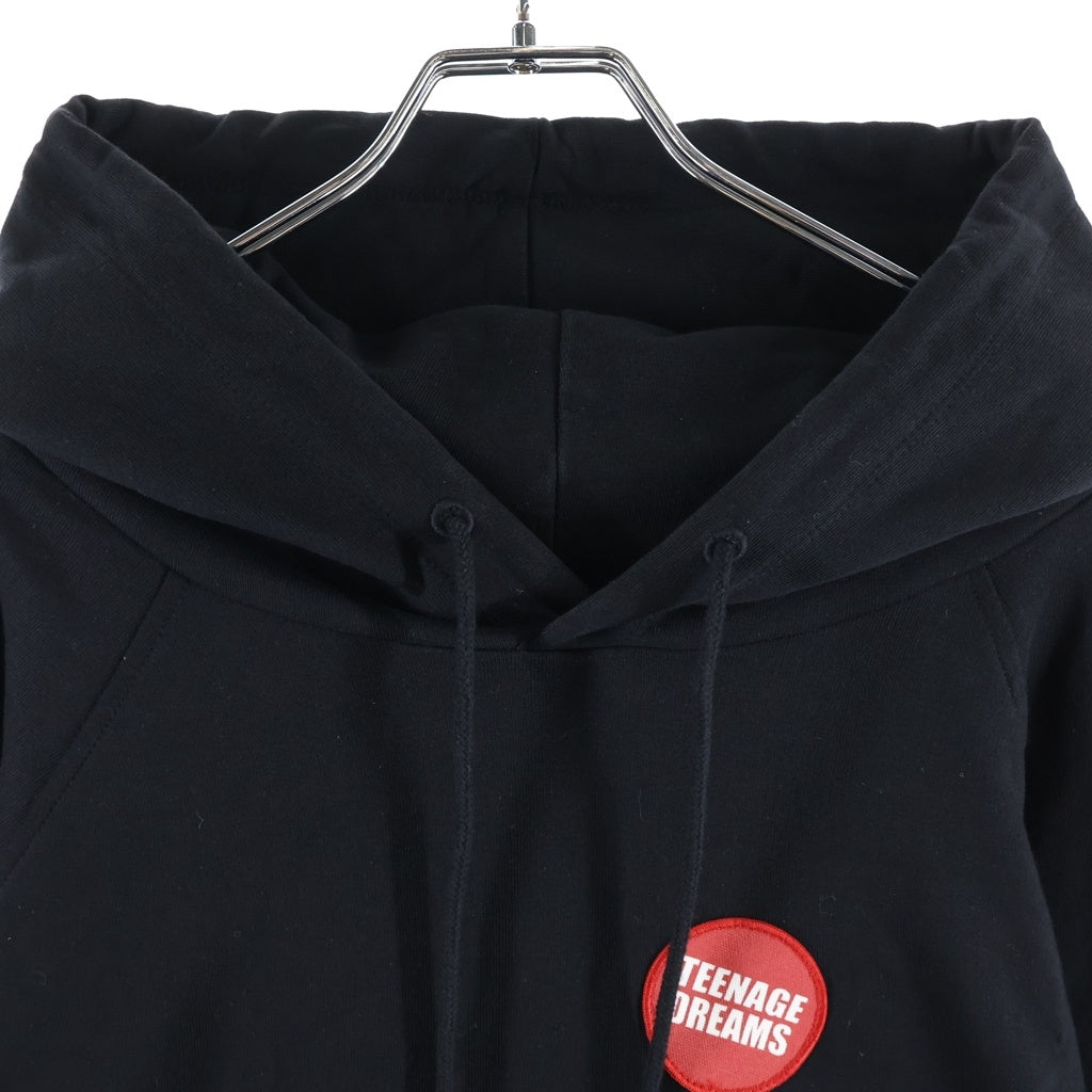 RAF SIMONS(ラフシモンズ) 21SS Teenage Dreams Oversized Hoodie ティーンエイジ ドリームズ オーバーサイズド フーディー パーカー ブラック 211-M175D