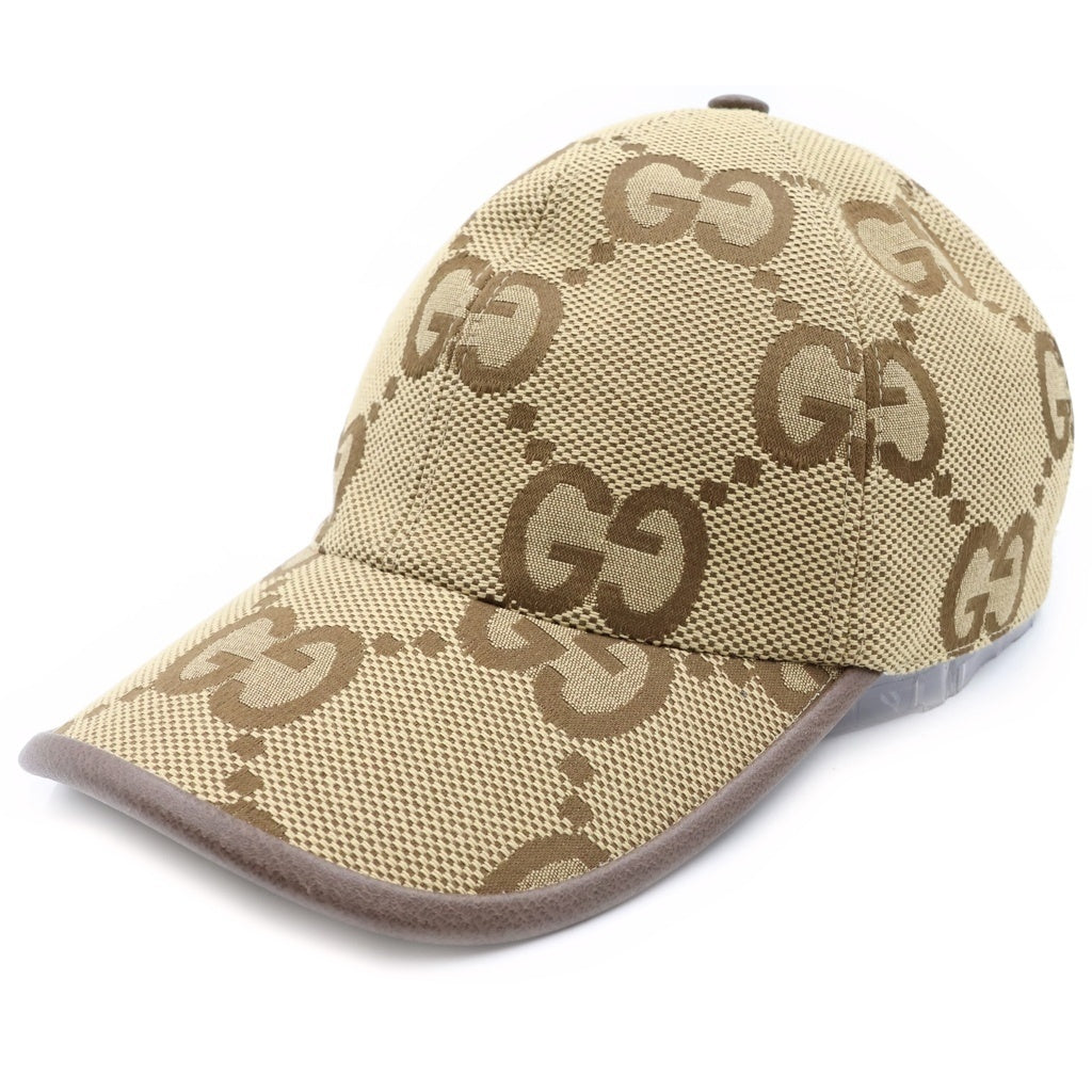 GUCCI(グッチ) GGキャンバス ベースボールキャップ ブラウン 681264 3HAGJ レディース