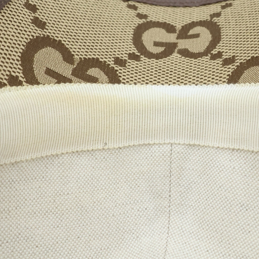 GUCCI(グッチ) GGキャンバス ベースボールキャップ ブラウン 681264 3HAGJ レディース