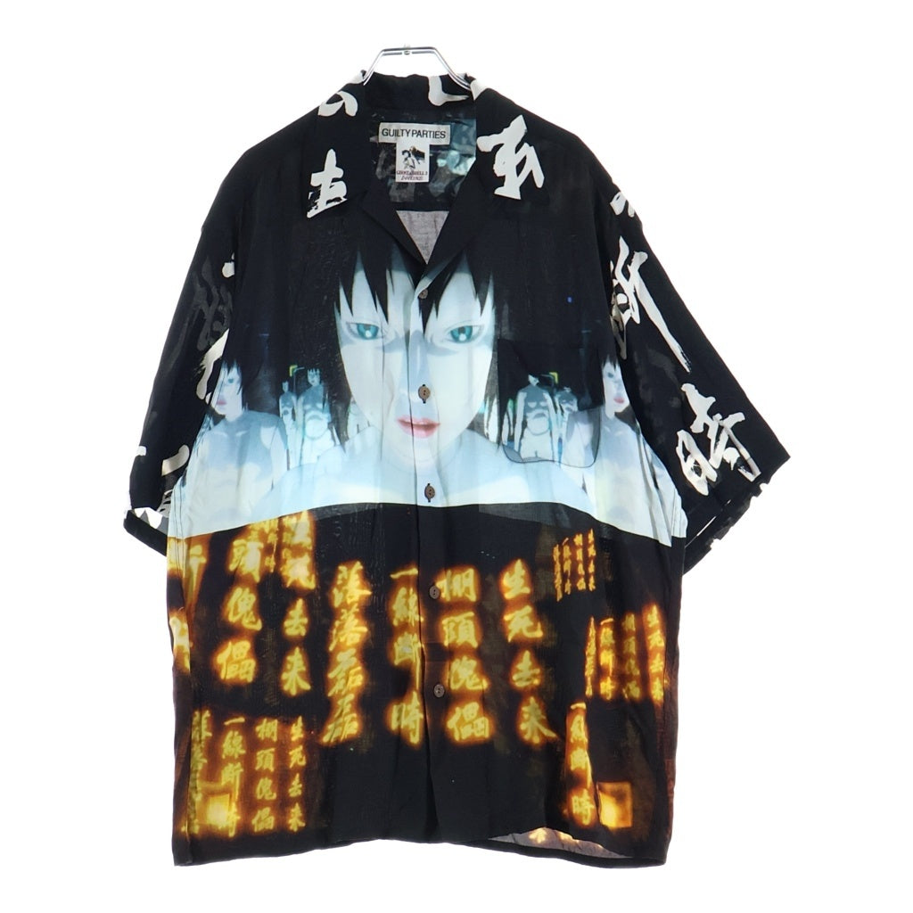 WACKO MARIA(ワコマリア) 24SS ×GHOST IN THE SHELL 攻殻機動隊 INNOCENCE S/S HAWAIIAN SHIRT TYPE-2 ゴーストインザシェル イノセンス 総柄 半袖 ハワイアンシャツ INNOCENCE-WH-HI02 WH-HI02