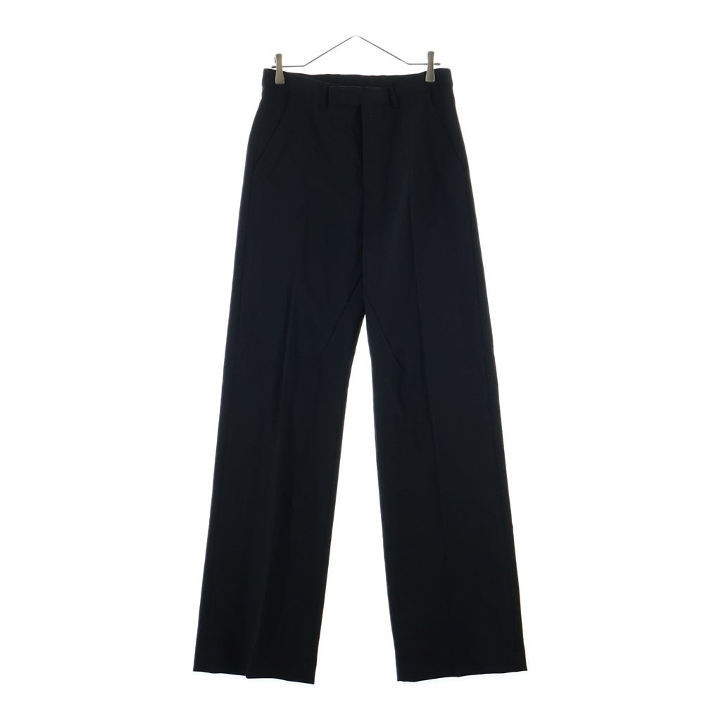 Rick Owens(リックオウエンス) Pressed Crease Tailored Pants ウールテーラードパンツ スラックスパンツ ブラック RU02E1352-WGP