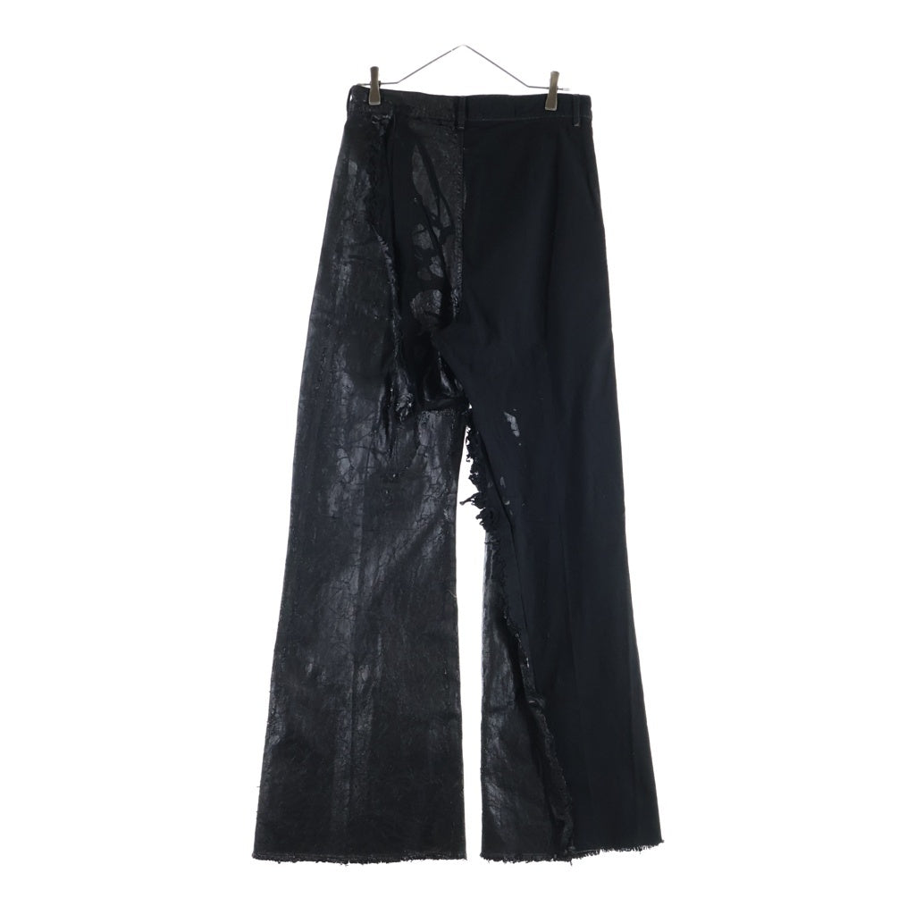 Rick Owens(リックオウエンス) JORIS TROUSER ドッキングフレアデニムパンツ ブラック RR02E1308-BMCCL