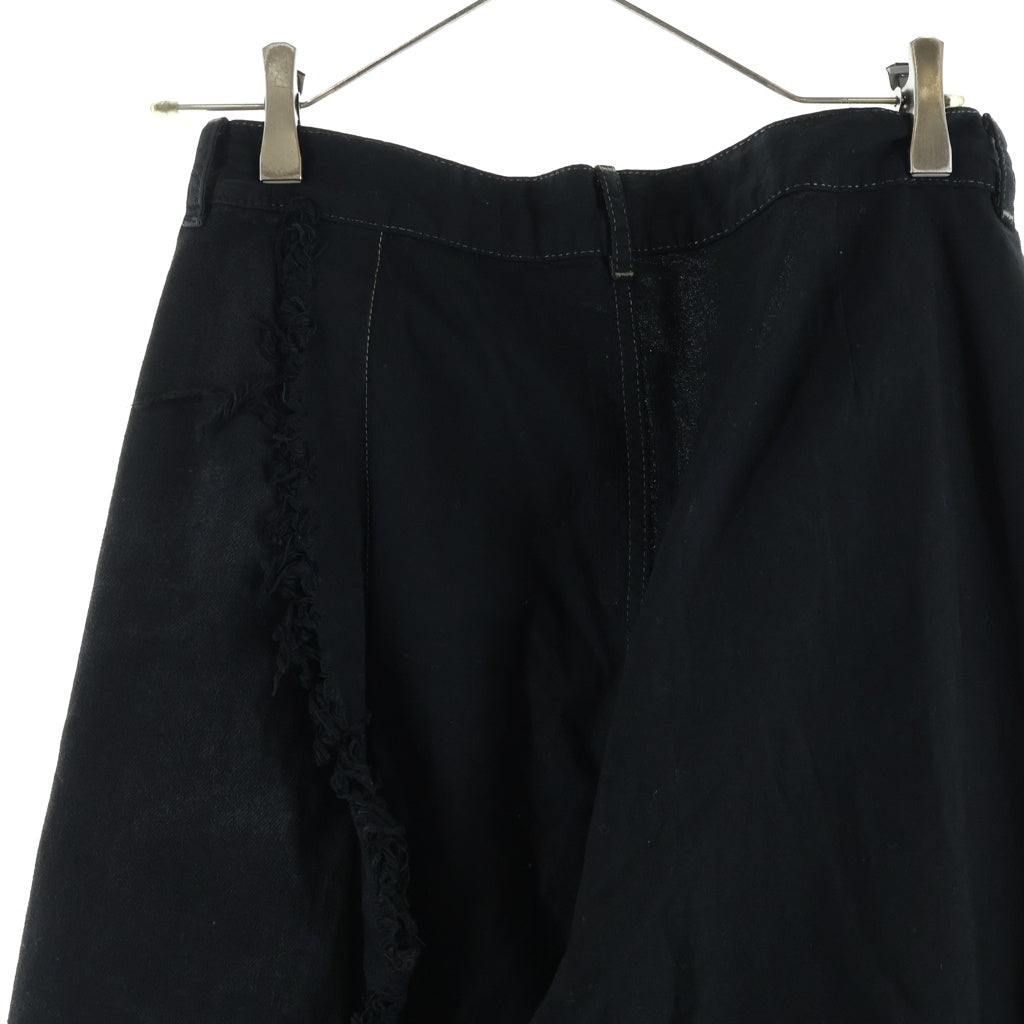 Rick Owens(リックオウエンス) JORIS TROUSER ドッキングフレアデニムパンツ ブラック RR02E1308-BBCL