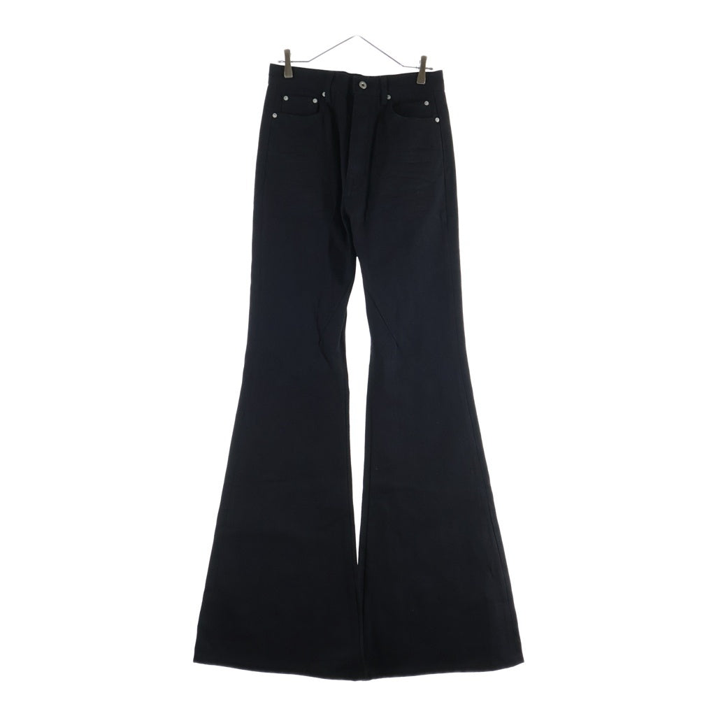 Rick Owens(リックオウエンス) BOLANS BOOTCUT JEANS ボランブーツカット デニムフレアパンツ ブラック RR01B1314-HBLKJP