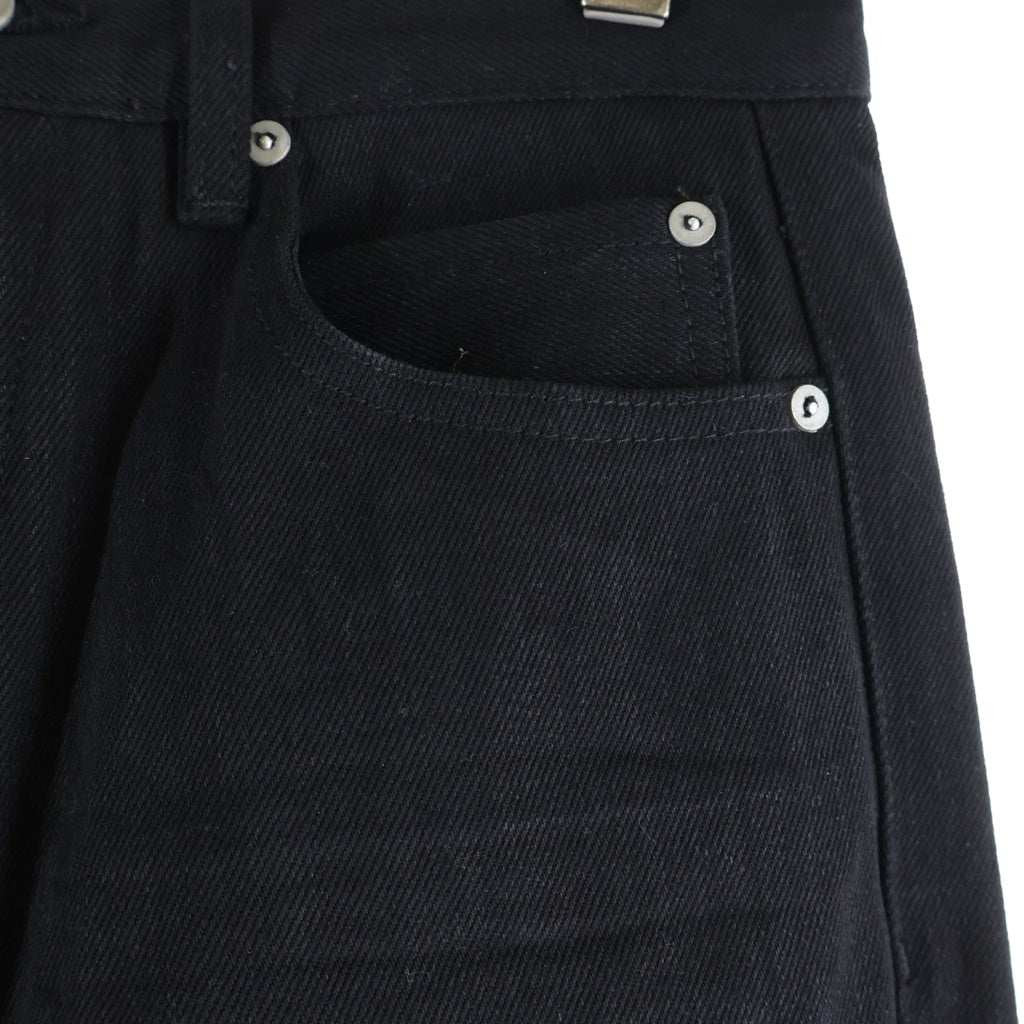 Rick Owens(リックオウエンス) BOLANS BOOTCUT JEANS ボランブーツカット デニムフレアパンツ ブラック RR01B1314-HBLKJP