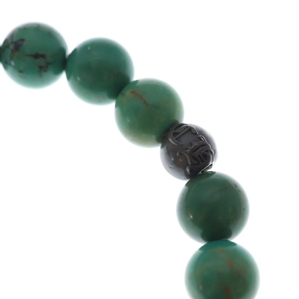 CHROME HEARTS(クロムハーツ) 8mm BEAD ビーズブレス ビーズブレスレット ターコイズ ブルー