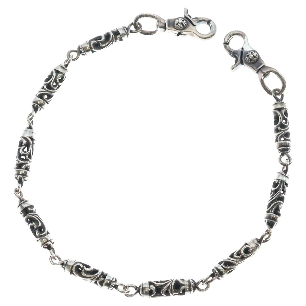 CHROME HEARTS(クロムハーツ) 9LINK ROLLER LONG-T 2クリップ ローラー ウォレットチェーン シルバー