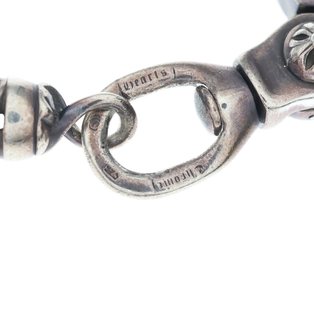 CHROME HEARTS(クロムハーツ) 9LINK ROLLER LONG-T 2クリップ ローラー ウォレットチェーン シルバー