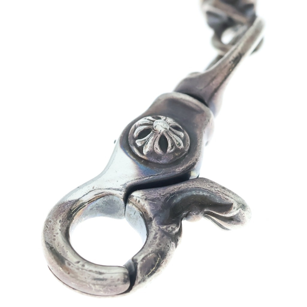 CHROME HEARTS(クロムハーツ) 9LINK ROLLER LONG-T 2クリップ ローラー ウォレットチェーン シルバー