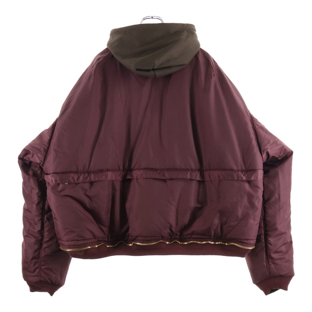 VETEMENTS(ヴェトモン) 17SS ×ALPHAINDUSTRIES リバーシブルオーバーサイズMA-1ボンバーブルゾン ブラウン WSS17A12