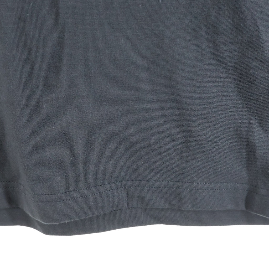 The Ennoy Professional(エンノイプロフェッショナル) フロントロゴ刺繍 クルーネック半袖Tシャツ カットソー グレー SS25BRENCT05NTL