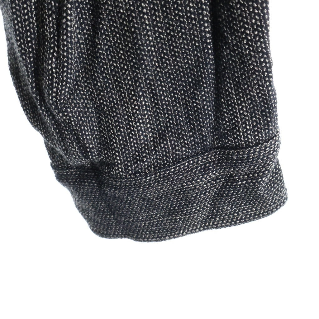 ANCELLM(アンセルム) NEL CHECK OVER WORK SHIRT ネル チェック1オーバーワーク長袖シャツ ブラック ANC-SH74-B