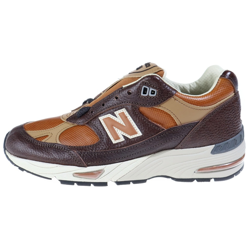 New Balance(ニューバランス) 991V1 MADE IN Luxe VEGETABLE TANNED LEATHER メイド イン UK ローカットスニーカー ブラウン US7.5/25.5cm M991LB1