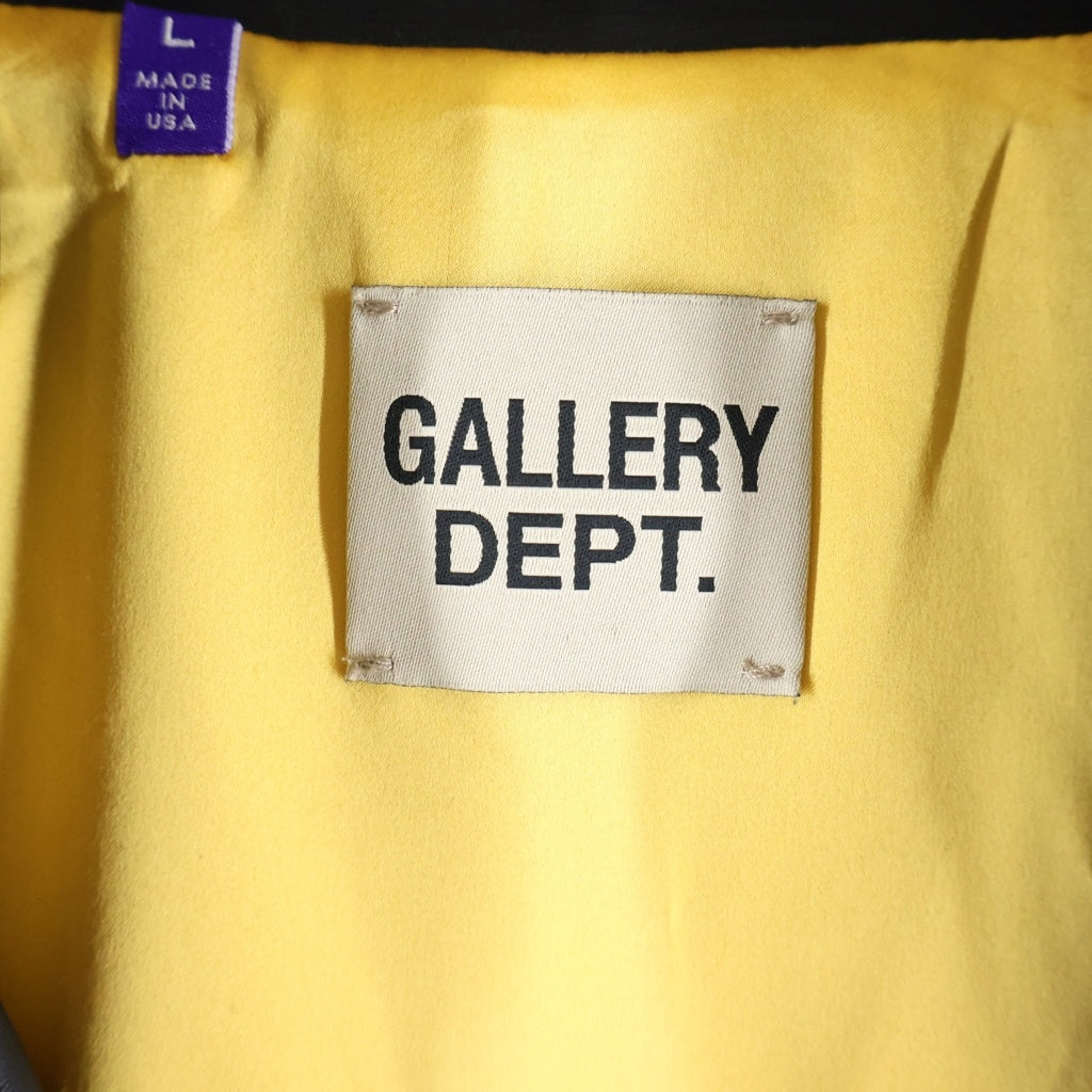 GALLERY DEPT.(ギャラリーデプト) パッチワークレザージャケット ライダースジャケット ブラック