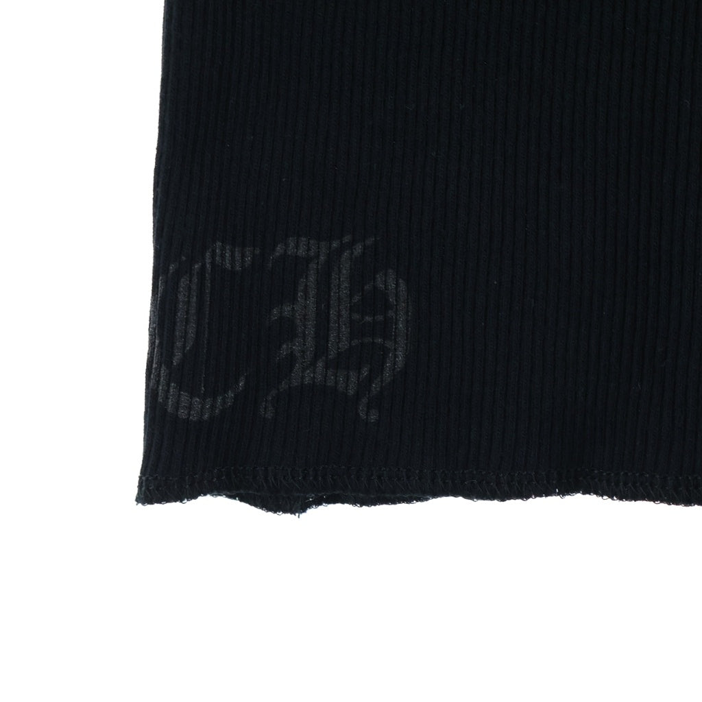 CHROME HEARTS(クロムハーツ) BEADED CROSS TANK TOP ビーズクロス タンクトップ ブラック/ピンク