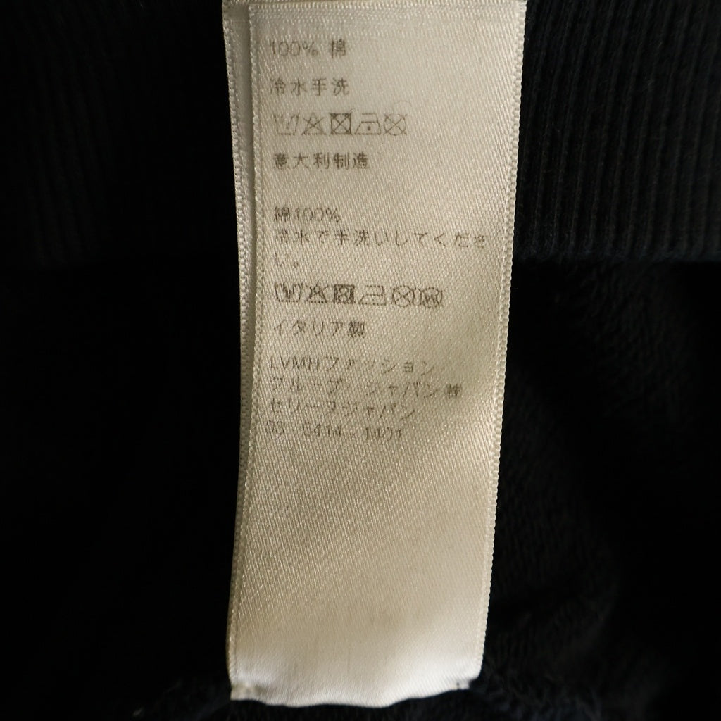 CELINE(セリーヌ) 21SS ロゴスタッズ コットン プルオーバーパーカー ブラック 2Y323052H