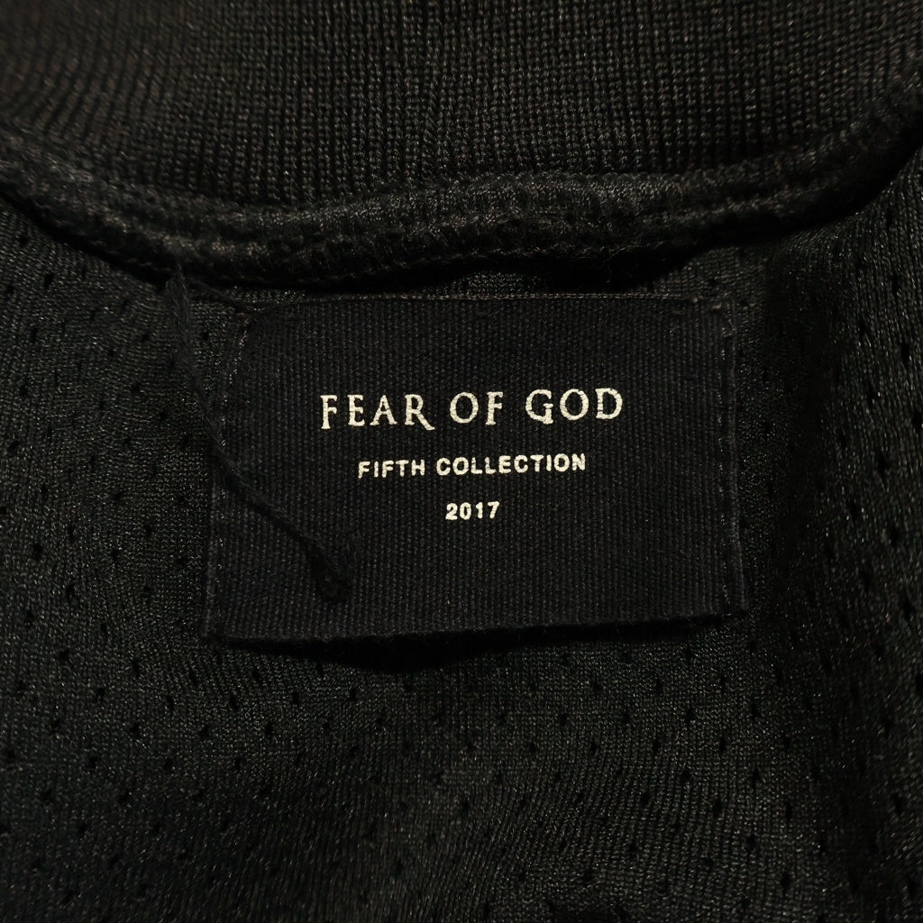 FEAR OF GOD(フィアオブゴッド) Mesh Drop Crotch Short メッシュ ドロップクロッチ ショーツ ハーフパンツ ブラック FEA-5C-17-MDCS
