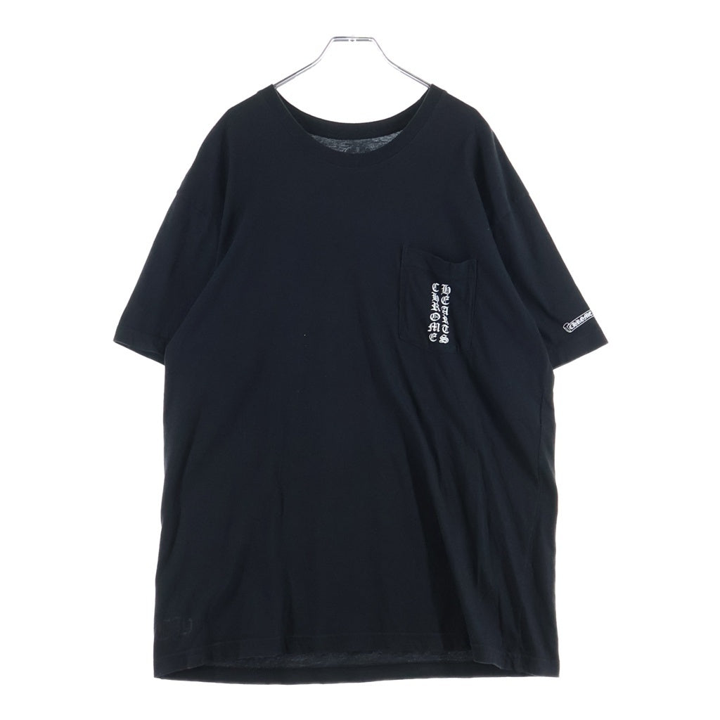 CHROME HEARTS(クロムハーツ) CH S/S TEE 東京限定 英字ロゴバックスクロールラベルプリント 半袖Tシャツ カットソー ブラック