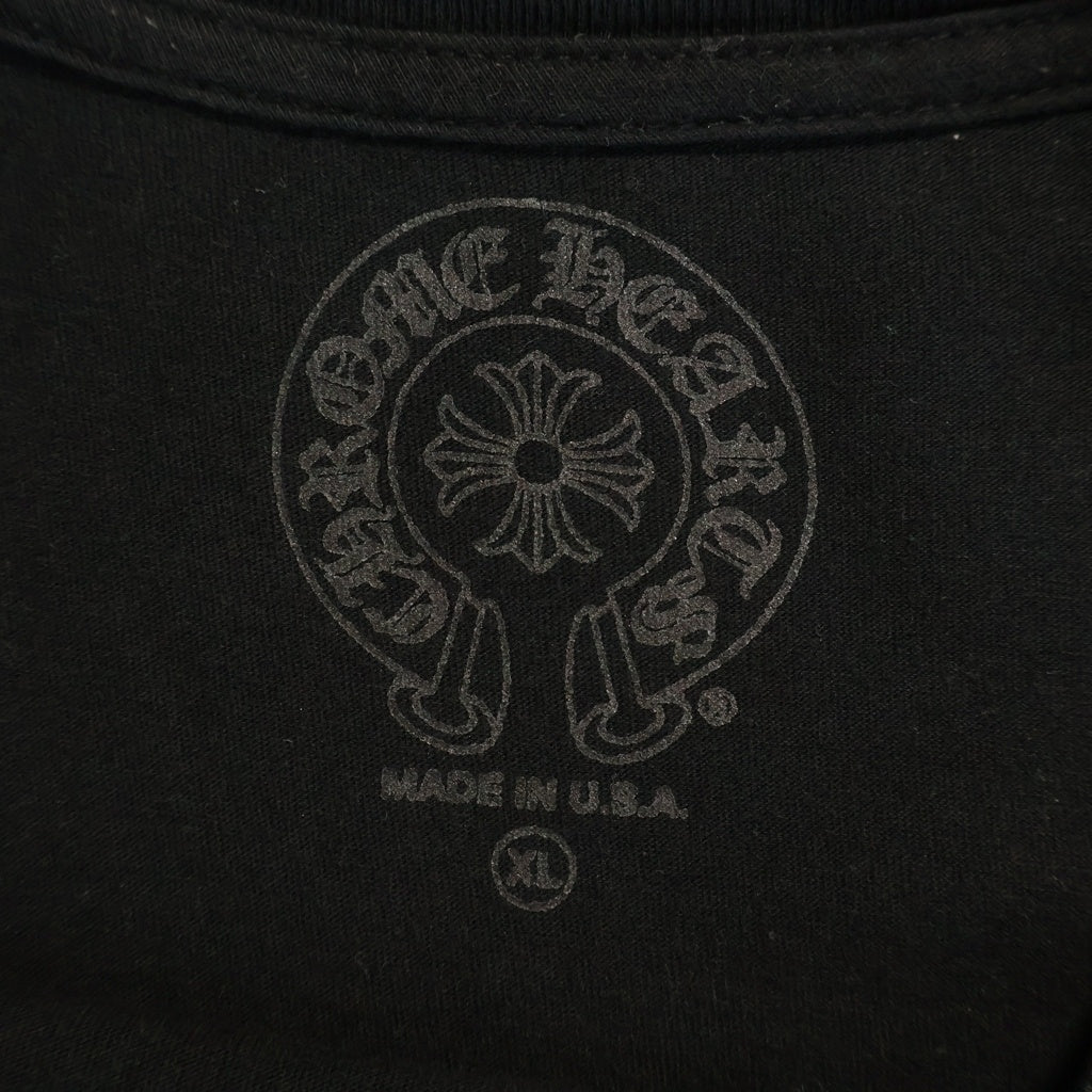 CHROME HEARTS(クロムハーツ) CH S/S TEE 東京限定 英字ロゴバックスクロールラベルプリント 半袖Tシャツ カットソー ブラック