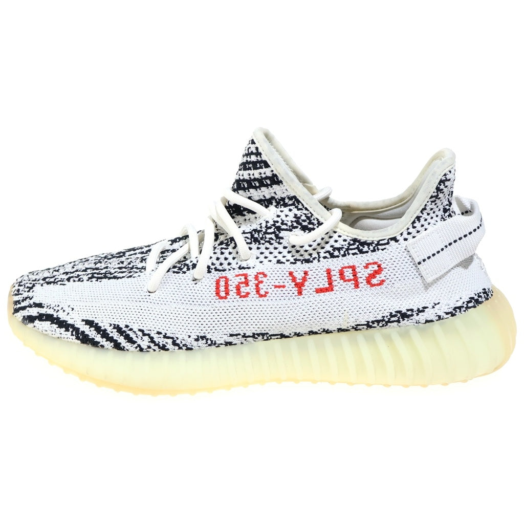 adidas(アディダス) YEEZY BOOST 350 V2 ZEBRA イージーブースト ゼブラ ローカットスニーカー ホワイト/ブラック US9.5/27.5cm CP9654